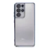 Samsung Galaxy S21 Ultra Kılıf Razer Lensli Silikon - Açık Mavi