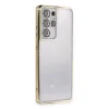 Samsung Galaxy S21 Ultra Kılıf Razer Lensli Silikon - Gold