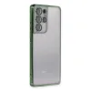 Samsung Galaxy S21 Ultra Kılıf Razer Lensli Silikon - Yeşil