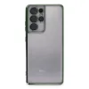 Samsung Galaxy S21 Ultra Kılıf Razer Lensli Silikon - Yeşil