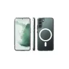 Samsung Galaxy S22 Kılıf Magneticsafe Şeffaf Silikon - Şeffaf