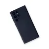 Samsung Galaxy S22 Ultra Kılıf Nano İçi Kadife Silikon - Lacivert