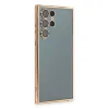 Samsung Galaxy S22 Ultra Kılıf Razer Lensli Silikon - Gold