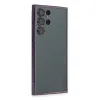 Samsung Galaxy S22 Ultra Kılıf Razer Lensli Silikon - Mor