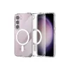 Samsung Galaxy S23 Kılıf Magneticsafe Şeffaf Silikon - Şeffaf