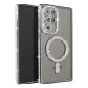 Samsung Galaxy S23 Ultra Joke Simli Magneticsafe Kılıf - Gümüş