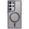 Samsung Galaxy S23 Ultra Kılıf Boyi Magsafe Silikon Kapak - Lacivert
