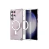 Samsung Galaxy S23 Ultra Kılıf Magneticsafe Şeffaf Silikon - Şeffaf
