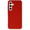 Samsung Galaxy S24 Kılıf First Silikon - Kırmızı