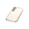 Samsung Galaxy S24 Kılıf Razer Lensli Silikon - Gold