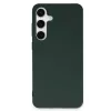 Samsung Galaxy S24 Plus Kılıf First Silikon - Koyu Yeşil