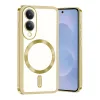 Samsung Galaxy S25 Edge Kross Magneticsafe Kapak - Gold