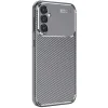 Samsung Galaxy S25 Plus Kılıf Auto Focus Karbon Kapak - Gri