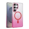 Samsung Galaxy S25 Ultra Glossy Magsafe Kapak - Pembe