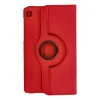 Samsung Galaxy T220 Tab A7 Lite 8.7 Kılıf 360 Tablet Deri Kılıf - Kırmızı