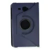 Samsung Galaxy T280 Tab A 7 Kılıf 360 Tablet Deri Kılıf - Lacivert