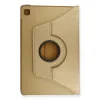 Samsung Galaxy T500 Tab A7 10.4 Kılıf 360 Tablet Deri Kılıf - Gold