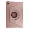 Samsung Galaxy T500 Tab A7 10.4 Kılıf 360 Tablet Deri Kılıf - Rose Gold