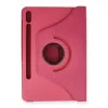 Samsung Galaxy T870 Tab S7 11 Kılıf 360 Tablet Deri Kılıf - Pembe