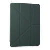 Samsung Galaxy T870 Tab S7 11 Kılıf Kalemlikli Mars Tablet Kılıfı - Koyu Yeşil
