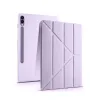 Samsung Galaxy X610 Tab S9 Fe Plus 12.4 Kılıf Kalemlikli Mars Tablet Kılıfı - Lila