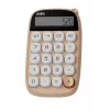 Sevimli Kare Tuşlu 10 Haneli Ldc Ekran Hesap Makinası Kahverengı