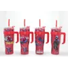 Sevimli Spiderman Pipetli Termos & Suluk Alk4713