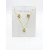   Zirkon Taşlı Zincir : Çelik Ürünler 40+5 Cm - Set0019