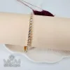 Zirkon 3 Mm Taşlı Pirinç Bileklikler 18+2 Cm Uzatma Payı - Kbl0086