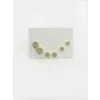   Zirkon Taşlı Pirinç Altılı  Kombin Küpe - Kp00621