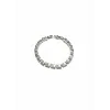 Rodyum Zirkon Taşlı Pirinç Cm Bileklik 17+2 Cm  - Kbl0433
