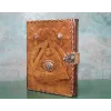 Taşlı Deri Defter Ksk3146