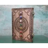 Taşlı Deri Defter Ksk3155