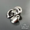 Taşsız Rodyum Kaplamalı Küpe - Kp00146