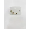 Tatlı Balık Ve Kılçık Detaylı Altılı Küpe - Kp00561