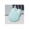 Tavşan Figürlü Kablosuz Mouse Pil Dahil Etiket Hediyeli Mavi