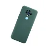 Tecno Camon 16 Kılıf Nano İçi Kadife Silikon - Koyu Yeşil