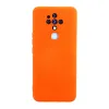 Tecno Camon 16 Kılıf Nano İçi Kadife Silikon - Turuncu