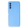 Tecno Camon 18 Kılıf First Silikon - Mavi