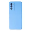 Tecno Camon 18 Kılıf First Silikon - Mavi
