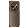 Tecno Spark 30c Kılıf Auto Focus Karbon Kapak - Kahverengi