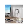Tekli Yüksek Voltaj Korumalı Duvar Prizi 2x Type-c 1x Usb Çıkışlı Priz Grup Priz Çoğaltıcı Siyah