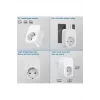 Tekli Yüksek Voltaj Korumalı Duvar Prizi 2x Type-c 1x Usb Çıkışlı Priz Grup Priz Çoğaltıcı Siyah
