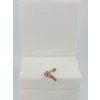 Rose Zirkon Taşlı Uç Kısmı : Pirinç Kıkırdak Bar Uzunluğu : 6 Mm / Bar Kalınlığı 0.8 Mm / Top Boyu 3 Mm  - Pt0056-2
