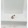 Rose Zirkon Taşlı Uç Kısmı : Pirinç Kıkırdak Bar Uzunluğu : 6 Mm / Bar Kalınlığı 0.8 Mm / Top Boyu 3 Mm - Pt0043-2