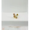 Zirkon Taşlı Uç Kısmı : Pirinç Kıkırdak Bar Uzunluğu : 6 Mm / Bar Kalınlığı 0.8 Mm / Top Boyu 3 Mm - Pt0025-1
