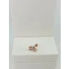 Rose Zirkon Taşlı Uç Kısmı : Pirinç Kıkırdak Bar Uzunluğu : 6 Mm / Bar Kalınlığı 0.8 Mm / Top Boyu 3 Mm  - Pt0061-2
