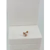 Rose Zirkon Taşlı Uç Kısmı : Pirinç Kıkırdak Bar Uzunluğu : 6 Mm / Bar Kalınlığı 0.8 Mm / Top Boyu 3 Mm  - Pt0063-2