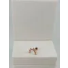 Rose Zirkon Taşlı Uç Kısmı : Pirinç Kıkırdak Bar Uzunluğu : 6 Mm / Bar Kalınlığı 0.8 Mm / Top Boyu 3 Mm  - Pt0057-2