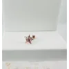 Rose Zirkon Taşlı Uç Kısmı : Pirinç Kıkırdak Bar Uzunluğu : 6 Mm / Bar Kalınlığı 0.8 Mm / Top Boyu 3 Mm - Pt0014-2